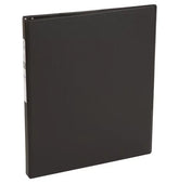 Avery® Standard Binder, 1/2" Round Rings, 100-Sheet Capacity, 0.7-Inch Wide Spine, Black Binder (03201)