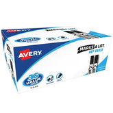 Avery(R) Marks A Lot(R) Desk-Style Dry Erase Markers, Black, Value Pack of 36 (98207)