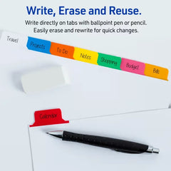 Avery® Big Tab™ Write & Erase Dividers, 8-Tab Set, Multicolor Divider Tabs, 1 Set of Binder Dividers (23079)