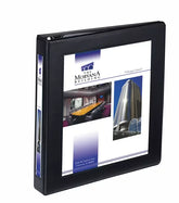 Avery® Framed View Binder, 1" One-Touch Rings, 275-Sheet Capacity, Black (68054)