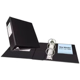 Avery® Mini Binder, 2" Round Rings, 375-Sheet Capacity for 5-1/2" x 8-1/2" Paper, 2.8" Spine, Black (27554)