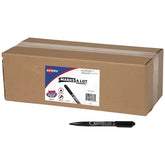 Avery® Marks A Lot Value Pack Permanent Markers, Pen-Style, Bullet Tip, Water and Wear Resistant, 200 Black (29850)