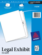 Avery® Premium Collated Legal Dividers Avery Style, Letter Size, A-Z & Table of Contents Tab Set (11374)
