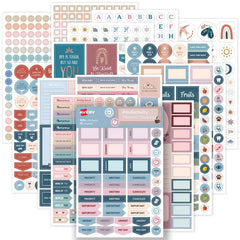 Avery® Productivity Planner Sticker Pack, 15 Sheets, 1,094 Planner Stickers (6777)