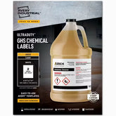 Avery® UltraDuty® GHS Chemical Labels for Laser Printers, Permanent Adhesive, Waterproof, UV Resistant, 4-3/4" x 7-3/4", 100 Labels (60502)