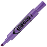 Avery® Hi-Liter® Desk-Style Highlighters, SmearSafe®, Chisel Tip, 1 Fluorescent Purple Highlighter (24060)