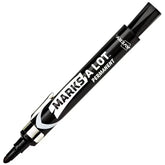 Avery® Marks A Lot® Permanent Markers, Large Desk-Style, Bullet Tip, 1 Black Marker (24878)