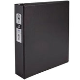 Avery® Standard Binder, 2" Round Rings, 375-Sheet Capacity, 2.8-Inch Wide Spine, Black Binder (03501)