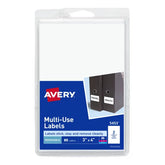 Avery® Removable Labels, Removable Adhesive, 3" x 4", 80 Labels (5453)