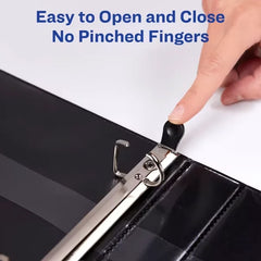 Avery® Heavy-Duty Binder, 2" One-Touch Rings, 540-Sheet Capacity, DuraHinge™, Maroon (79362)