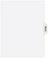 Avery® Individual Legal Dividers Avery Style, Letter Size, Table of Contents (11910)