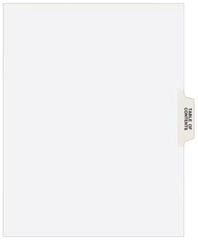 Avery® Individual Legal Dividers Avery Style, Letter Size, Table of Contents (11910)