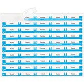 Avery® Print & Apply Clear Label Sheet Refills, Index Maker® Easy Apply™ Labels, 5-Tab, 3 Sheets (11225)