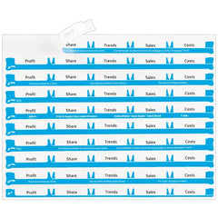 Avery® Print & Apply Clear Label Sheet Refills, Index Maker® Easy Apply™ Labels, 5-Tab, 3 Sheets (11225)