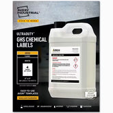 Avery® UltraDuty® GHS Chemical Labels for Laser Printers, Permanent Adhesive, Waterproof, UV Resistant, 4" x 4", 200 Labels (60504)