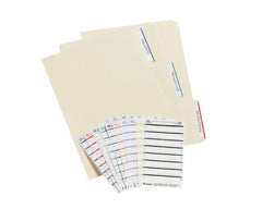 File Folder Labels on 4” x 6” Sheets, Easy Peel, White/Green, Print or Handwrite, 2/3” x 3-7/16”, 252 Labels (5203)