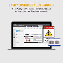 Avery® PermaTrack® Metallic Asset Tag Labels, 1/2" x 1", 672 Labels (60519)