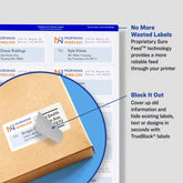 Avery® Shipping Labels, TrueBlock® Technology, Permanent Adhesive, 3-1/3" x 4", 3,000 Labels (95905)