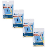 Avery® Write & Erase Durable Plastic Mini Dividers, 5-1/2" x 8-1/2", 5-Tab Sets, Multicolor, 4 Sets (21982)