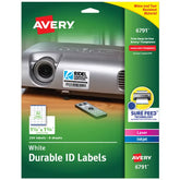 Avery® Durable ID Labels, Permanent Adhesive, 1-1/4” x 1-3/4”, 256 Labels (6791)
