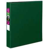 Avery® Durable Binder, 1-1/2" Slant Rings, 375-Sheet Capacity, DuraHinge™, Green (27353)