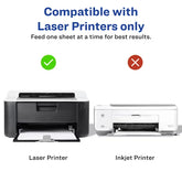 Avery® Postcards with Sure Feed® Technology, 4" x 6", White, 200 Blank Postcards for Laser Printers Total (15389)