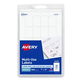 Avery® Removable Labels, Removable Adhesive, 1" x 3/4", 1,000 Labels (5428)