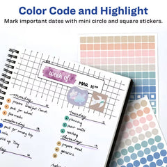 Avery® Productivity Planner Sticker Pack, 15 Sheets, 1,094 Planner Stickers (6777)