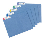 TrueBlock® Extra Large File Folder Labels, 15/16" x 3-7/16", 450 Printable Labels, Permanent, Assorted Colors (5026)