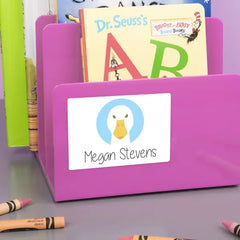 Avery® Flexible Name Badges, 2-1/3" x 3-3/8", Matte White, Removable, Laser & Inkjet Compatible, 80 Total (25395)