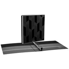 Avery® Dual Effect Heavy-Duty 3 Ring Binder, 1 Inch Slant Rings, Black Binder (3218)