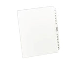 Avery® Premium Collated Legal Dividers Avery Style, Letter Size, 76-100 & Table of Contents Tab Set (11397)