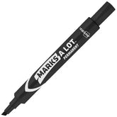 Avery® Marks A Lot® Permanent Markers, Large Desk-Style Size, Chisel Tip, 1 Black Marker (08888)