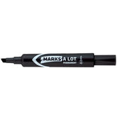 Avery® Marks A Lot® Permanent Markers, Regular Desk-Style Size, Chisel Tip, 1 Black Marker (07888)