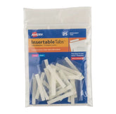 Avery® Index Tabs with Printable Inserts, 1.5", Self-Adhesive, 25 Tabs Total (16230)