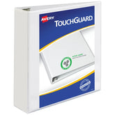 Avery® TouchGuard™ Protection Heavy Duty View Binder, 2" Slant Rings, 1 White Binder (17143)