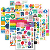 Avery® + Amy Tangerine® Designer Collection Planner Stickers, 20 Sheets of Weekly Planner Stickers, Set of 744 Planner Stickers, Monthly and Daily Accessories for Journals and Calendars (6782)