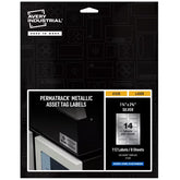 Avery® PermaTrack® Metallic Asset Tag Labels, 1-1/4" x 2-3/4", 112 Labels (61528)