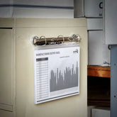 Magnetic Hanging Binder Rings, 3 Ring Binder, 1.5" Slant Rings, 375-Sheet Capacity (77715)