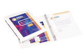 Avery® Framed View Binder with 1/2" Slant Rings, 120-Sheet Capacity, White (68052)