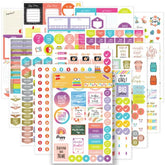 Avery® Teacher Planner Stickers Pack, 30 Sheets of Teacher Planner Stickers, Set of 1,430 Stickers for Your Planner, Journal or Calendar (6781)