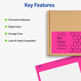 Avery Shipping Labels with Sure Feed, 2"x 4", Assorted Neon Colors, Laser & Inkjet Compatible, 1,000 Labels Total (5964)