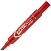 Avery(R) Marks A Lot(R) Permanent Markers, Regular Desk-Style Size, Chisel Tip, 1 Red Marker (07887)