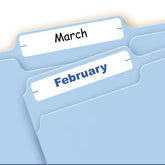 Permanent Easy Peel File Folder Labels on 4” x 6” Sheets, Laser & Inkjet Printer, White, 2/3” x 3-7/16”, 756 Labels (32131)