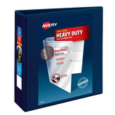 Avery® Heavy-Duty View Binder, 3" One Touch EZD Rings, 670-Sheet Capacity, 3.5 Inch Wide Spine, Navy Blue (79803)