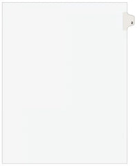 Avery® Individual Legal Dividers Avery Style, Letter Size, #2 (11912)