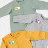 Avery® No-Iron Fabric Name Labels, Cute Animal Preprinted Designs, Handwrite Only, 3/4" x 1-3/4", 24 Preprinted Labels (40770)
