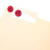 Round Color Coding Labels, Removable Adhesive, Laser & Inkjet Printers, Red, 3/4” Diameter, 3 Pack, 3,024 Labels (32136)