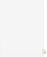 Avery® Individual Legal Dividers Avery Style, Letter Size, #25 (1025)