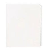 Avery® Standard Collated Legal Dividers Avery Style, Letter Size, Blank Tab Set (11959)